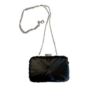 Formal Clutch or Shoulder Bag Sachel with Metal Strap